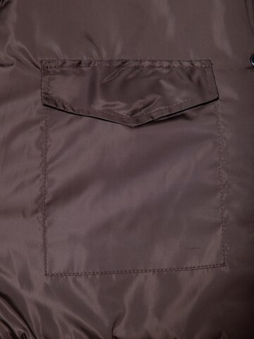 Queen Kerosin Winter Jacket 'Nature's Calling' in Brown