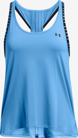 UNDER ARMOUR Sporttop 'Knockout' in Blauw: voorkant