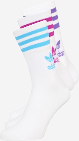 ADIDAS ORIGINALS Socks in White: front