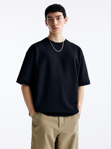 Pull&Bear Shirt in Zwart: voorkant