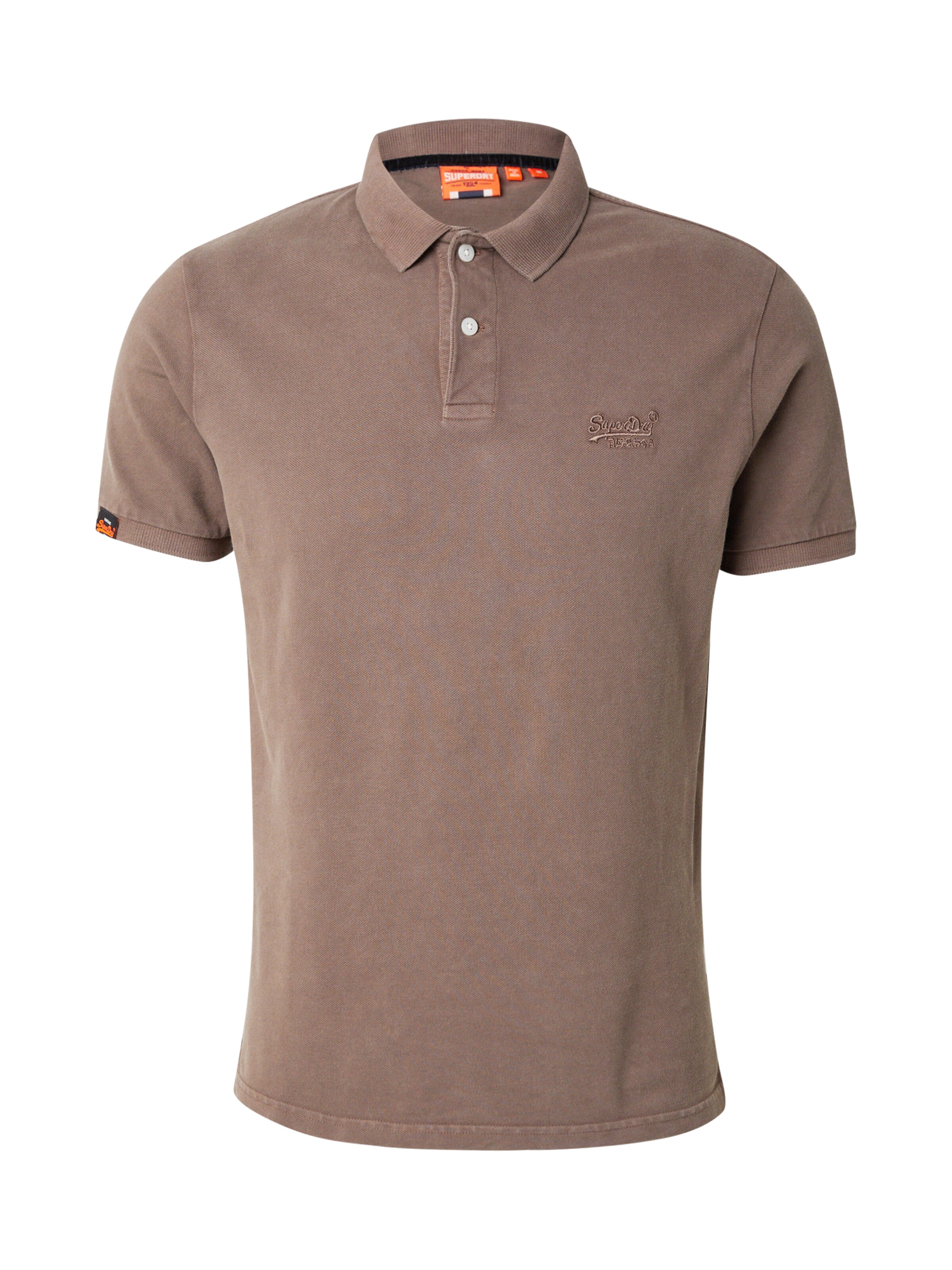 T-Shirt Superdry & Co en marron : devant
