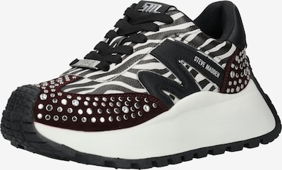 STEVE MADDEN Sneaker in bordeaux / schwarz / naturweiß, Produktansicht