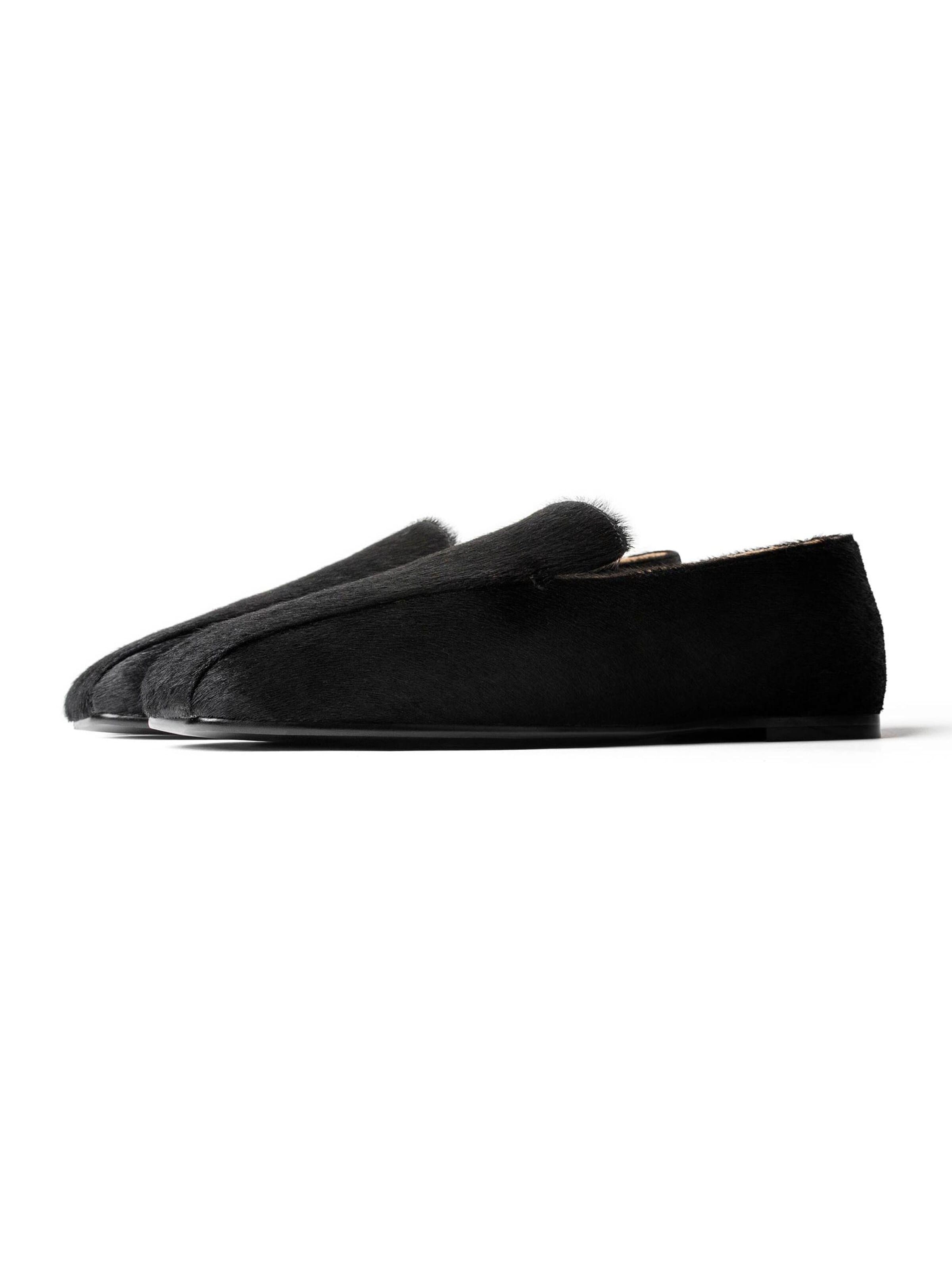 L37 HANDMADE SHOESSlip On cipele 'JUST BEFORE THE SUNSET' - crna boja