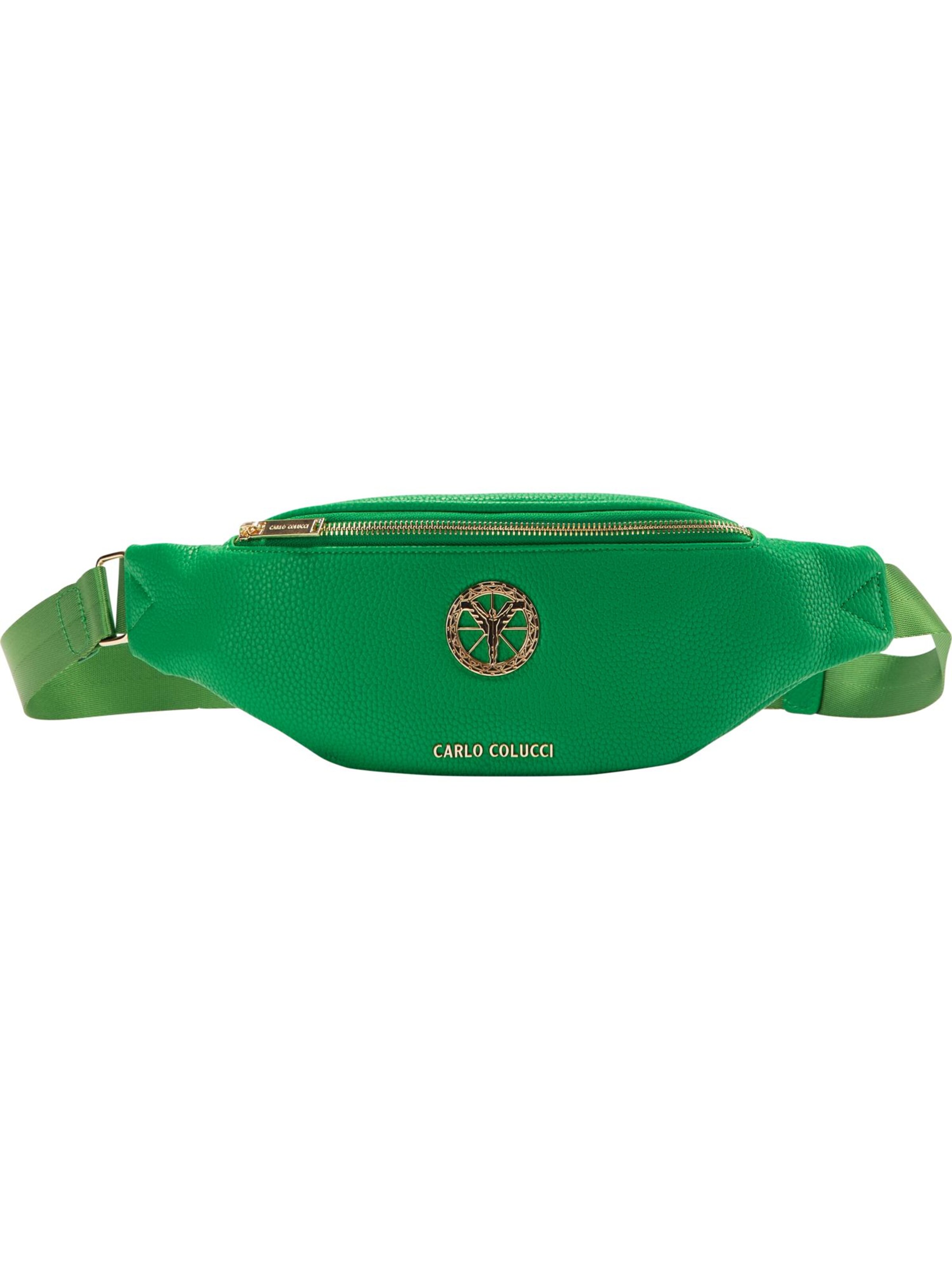 Carlo Colucci Belt bag 'Caesaro' in Green: front