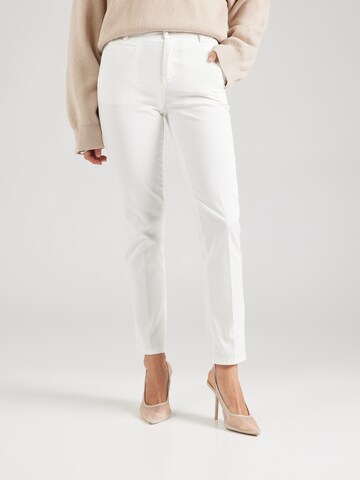 regular Pantaloni con piega frontale di UNITED COLORS OF BENETTON in bianco: frontale