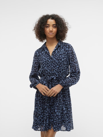 VERO MODA Shirt Dress 'HOLLY' in Blue: front