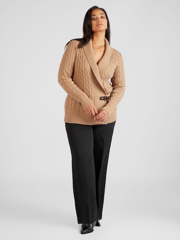 Lauren Ralph Lauren Plus Sweter 'DONATO' w kolorze beżowy