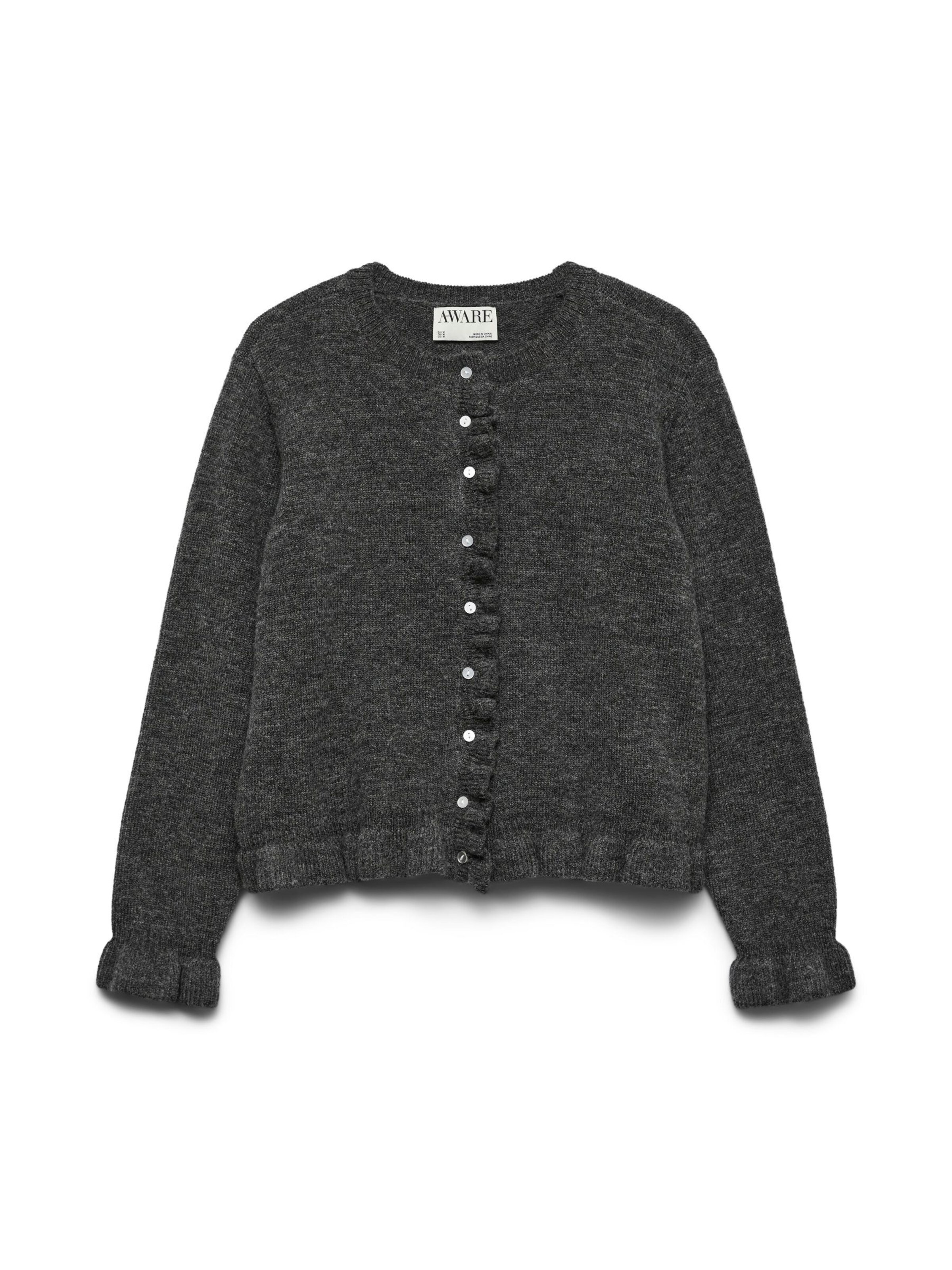 Giacchetta 'AWSidra' di VERO MODA in grigio: frontale