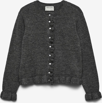 Cardigan 'AWSidra' VERO MODA en gris : devant