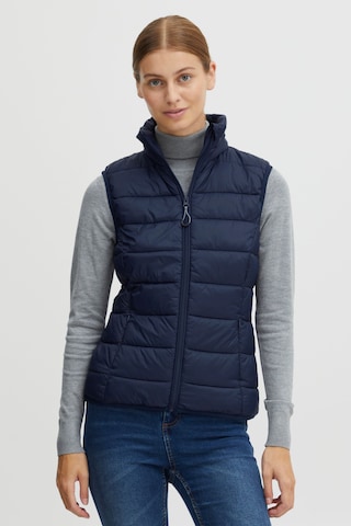 Oxmo Bodywarmer 'Bena' in Blauw: voorkant