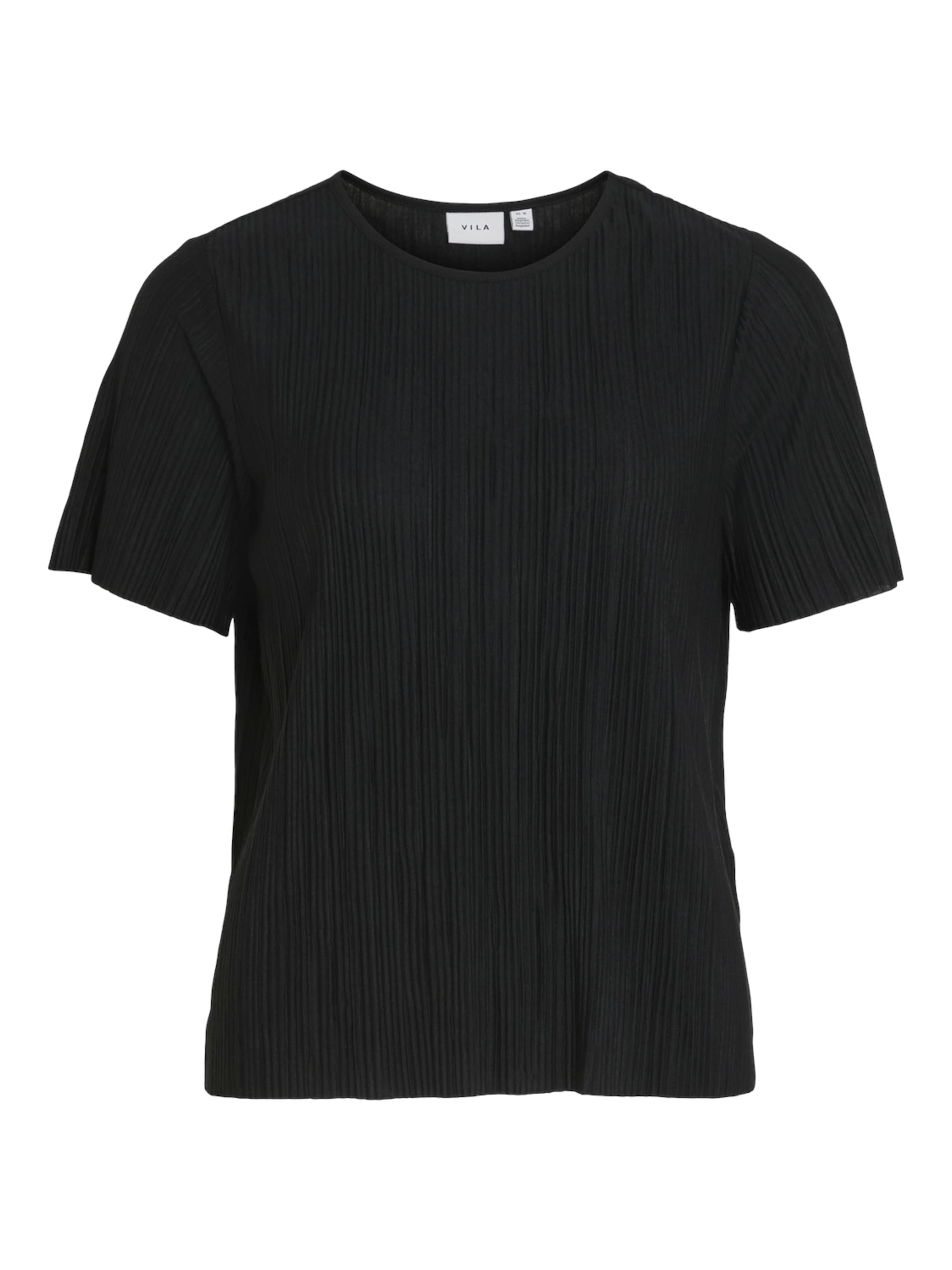 VILA Shirt 'VIPlisa' in Black: front