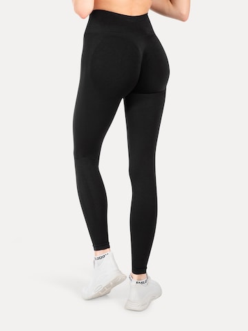 Smilodox Slimfit Leggings 'Yune' in Schwarz