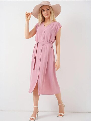 Bigdart - Vestido em rosa