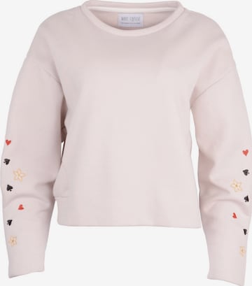 WHITE RVBBIT - Sudadera 'Mad Hatter' en rosa: frente