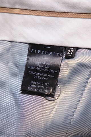 FIVEUNITS Pants in S in Grey