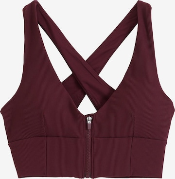 Aim'n Bustier Urheilurintaliivit värissä punainen: etupuoli
