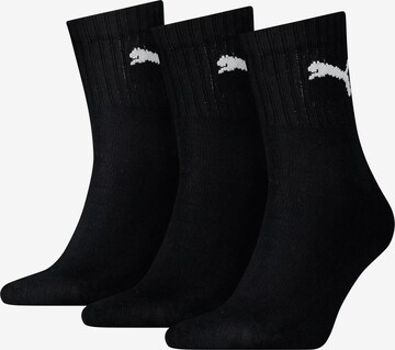 Chaussettes PUMA en noir : devant