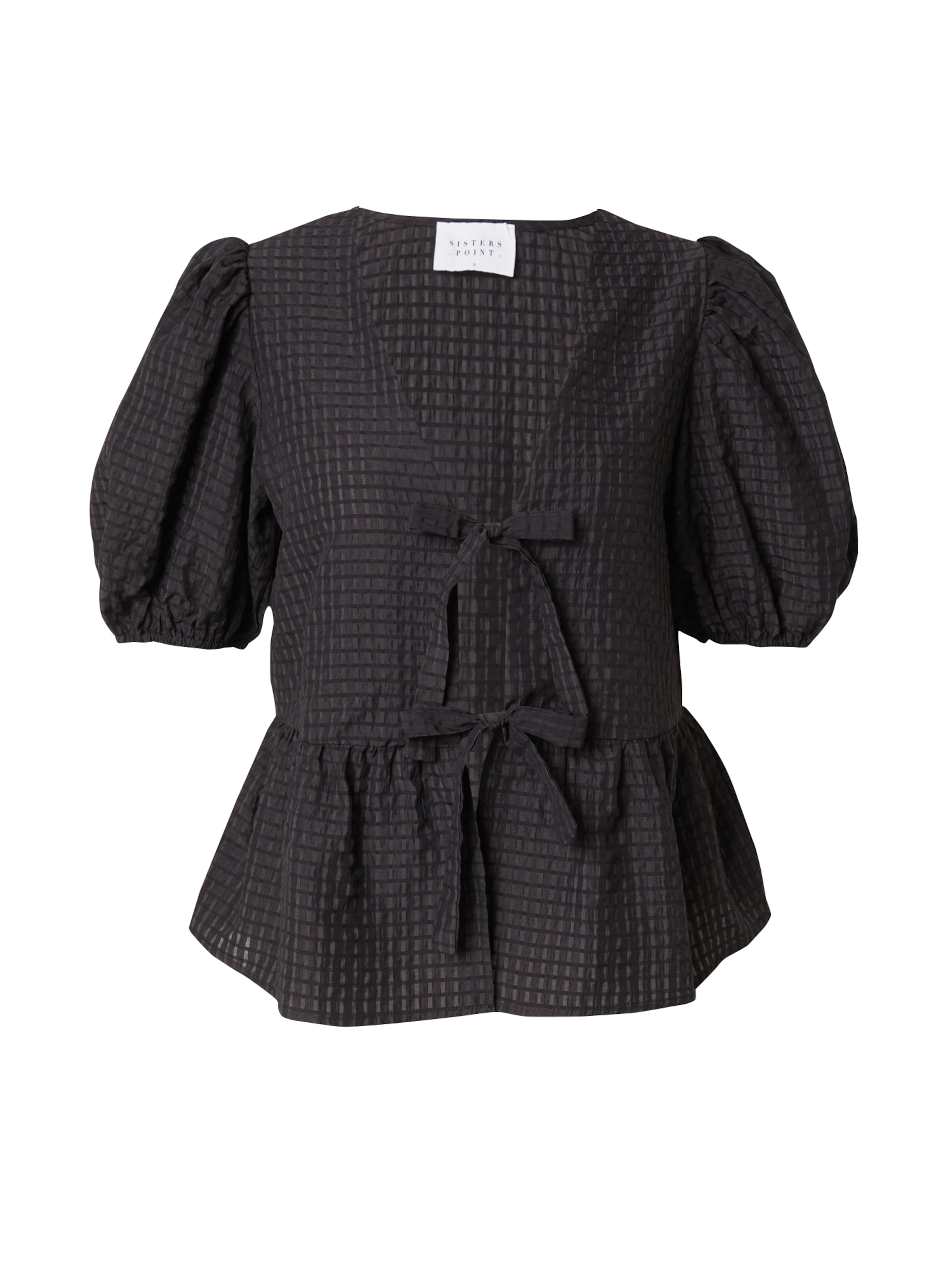 Camicia da donna 'ENGA' di SISTERS POINT in nero: frontale