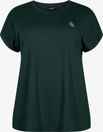 T-shirt Active by Zizzi en vert : devant