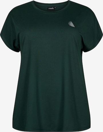 Active by Zizzi Shirt in Groen: voorkant