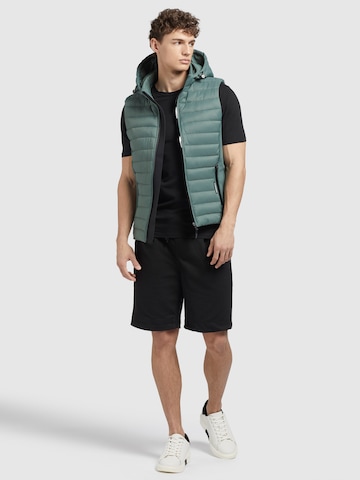 khujo Vest 'Wemo' in Green