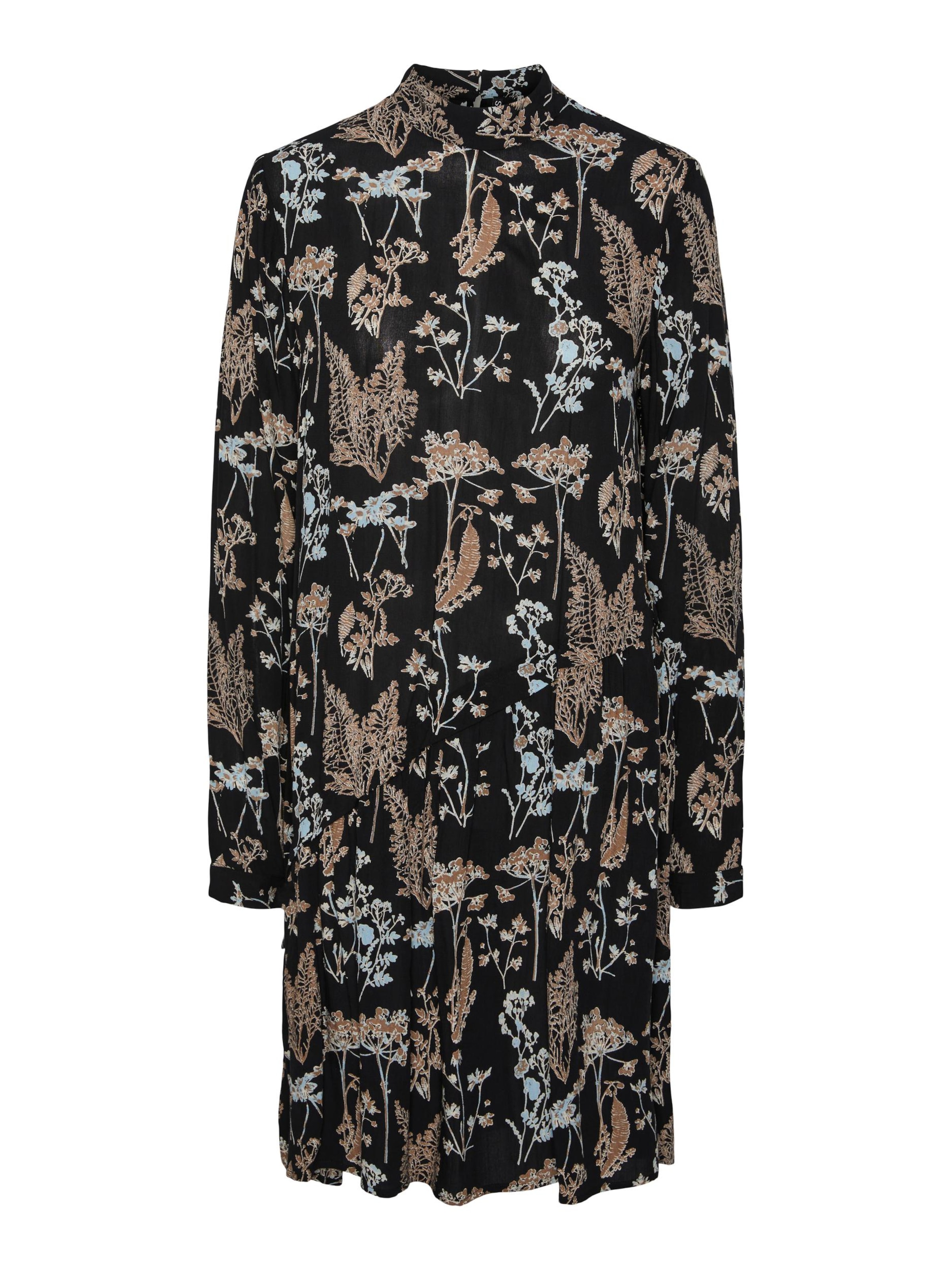 Abito 'Jubilee' di PIECES in nero: frontale