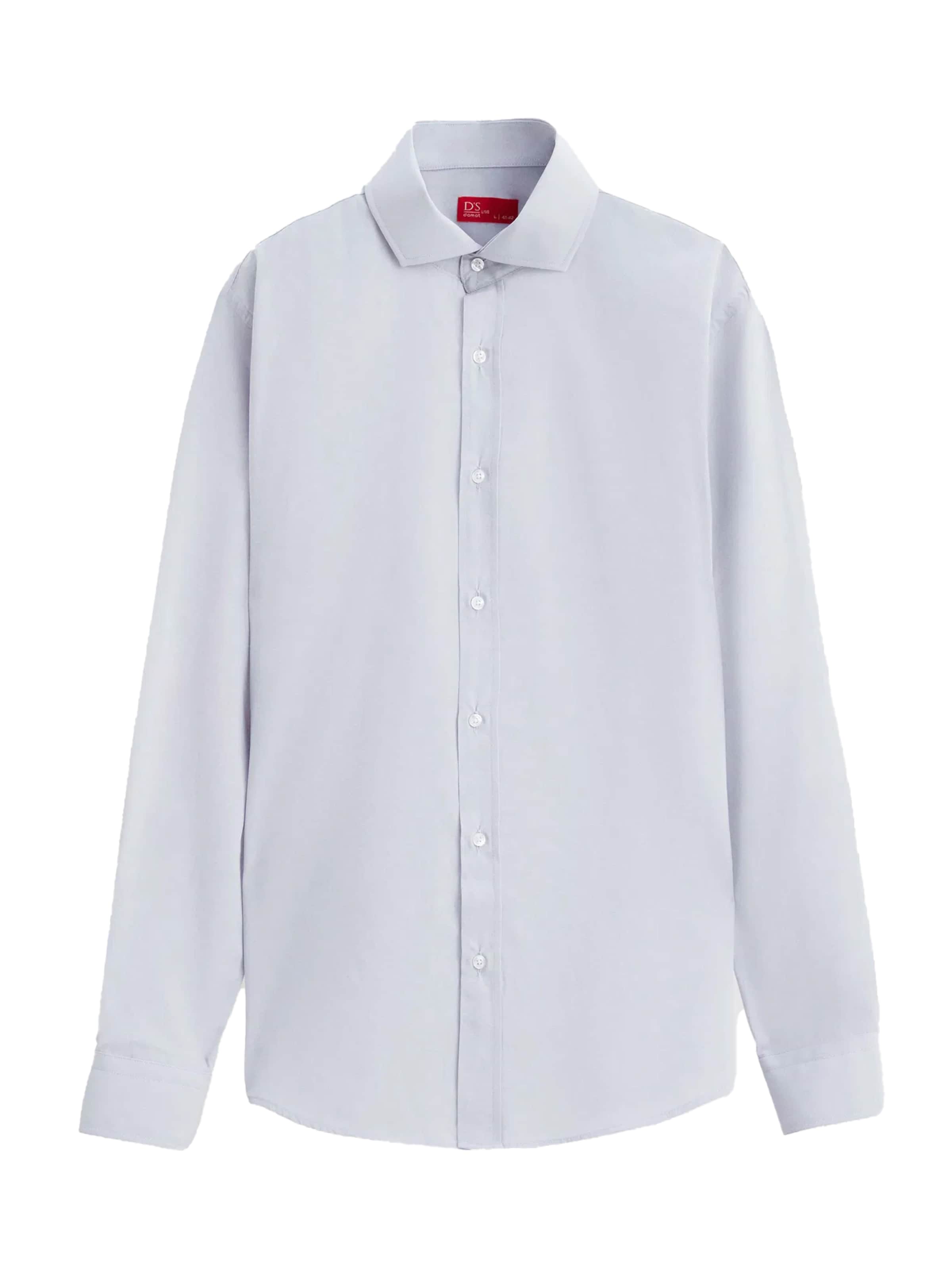 D’S Damat Overhemd in Grijs: voorkant