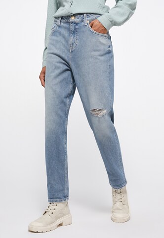 MUSTANG Tapered Jeans in Blue: front