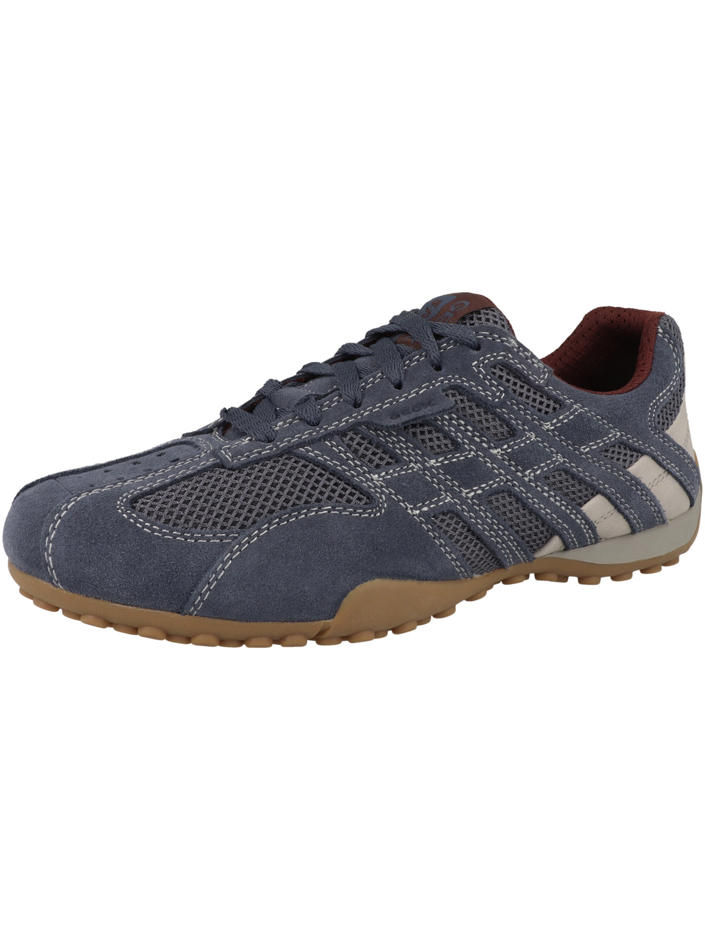 GEOX Platform trainers in Blue: front