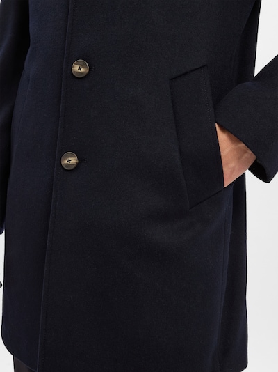 Finshley & Harding Between-seasons coat in Marine blue, Item view