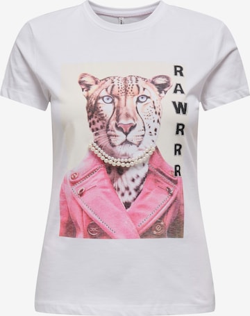 ONLY Paita 'ONLVIBE' värissä valkoinen: etupuoli