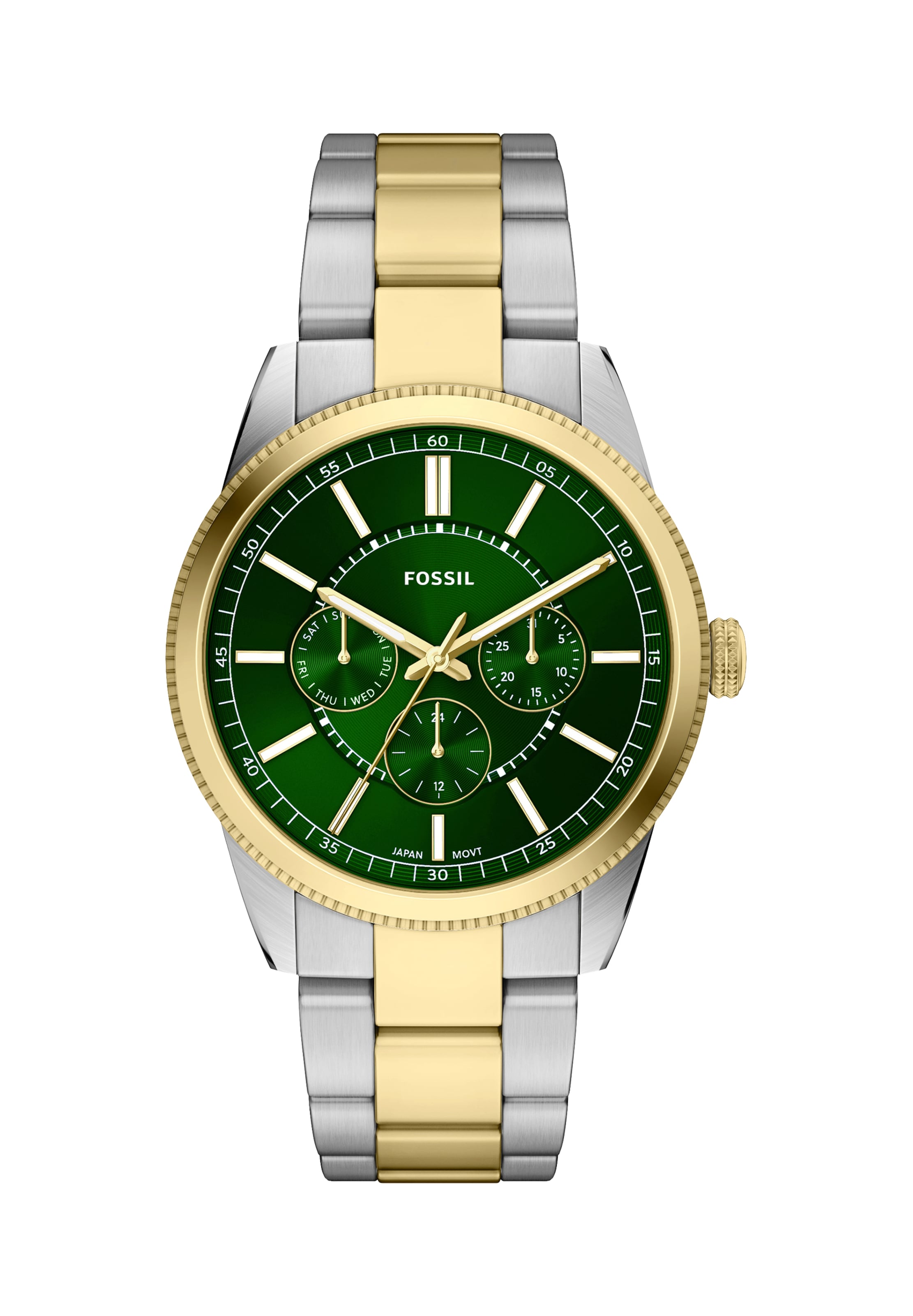 FOSSIL Аналоговые часы в Серебристый: спереди