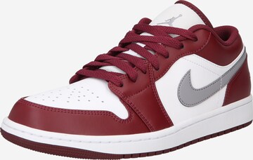 Jordan Ниски маратонки 'Air Jordan 1' в червено: отпред