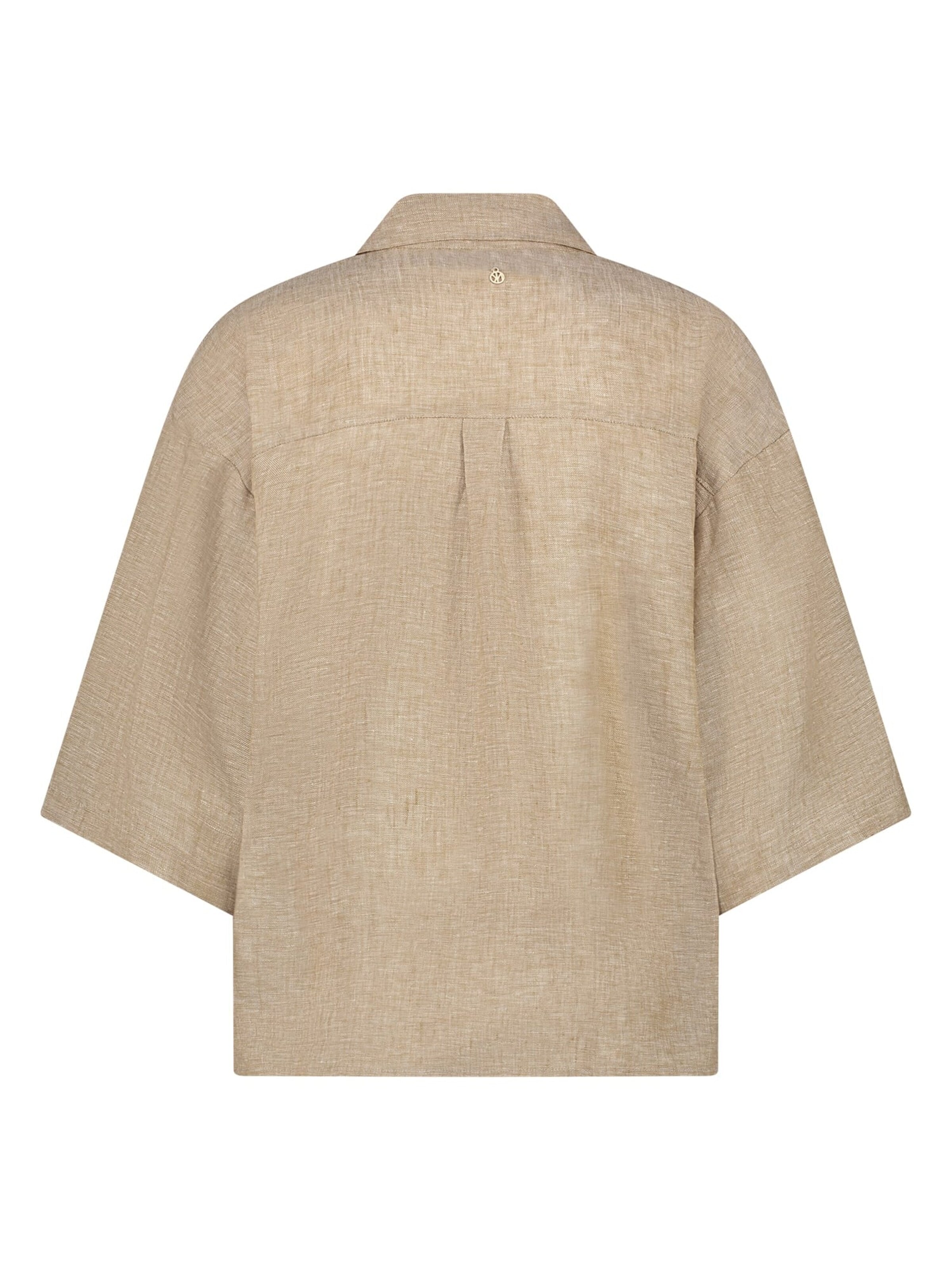 nukus Blouse in Beige