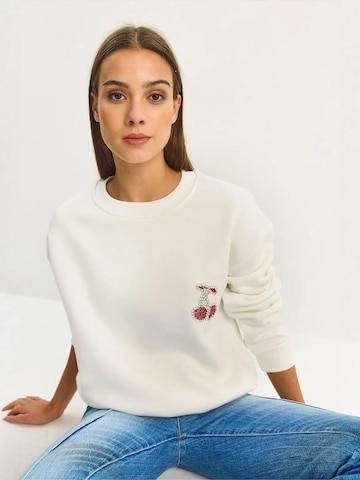 Felpa di Bianco Lucci in bianco