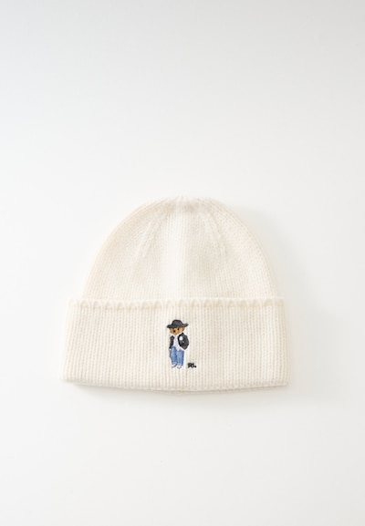 Căciulă pe 55-60 Polo Ralph Lauren pe bej deschis / albastru / brocart / gri metalic, Vizualizare produs