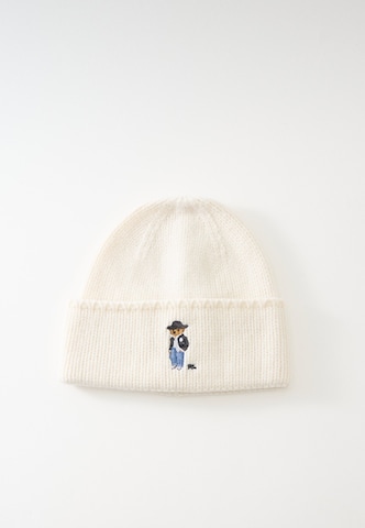 Căciulă de la Polo Ralph Lauren pe bej: față