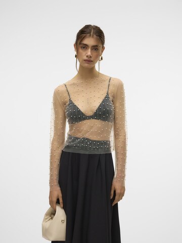 Top 'Berry' di VERO MODA in beige: frontale