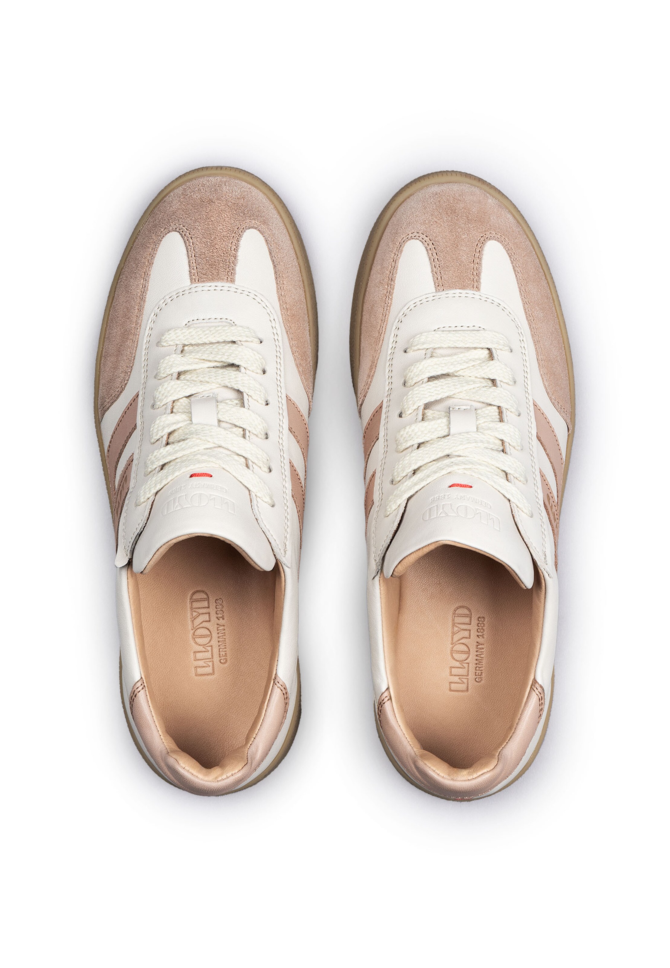 LLOYD Platform trainers in Beige