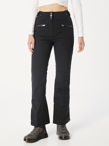 ZIENER Slim fit Sports trousers 'Tilla' in Black: front