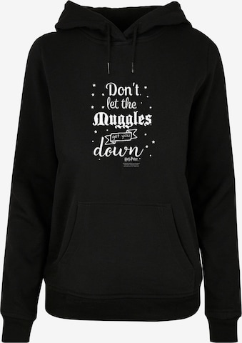 ABSOLUTE CULT Sweatshirt 'Harry Potter - Don't Get The Muggles' in Schwarz: predná strana