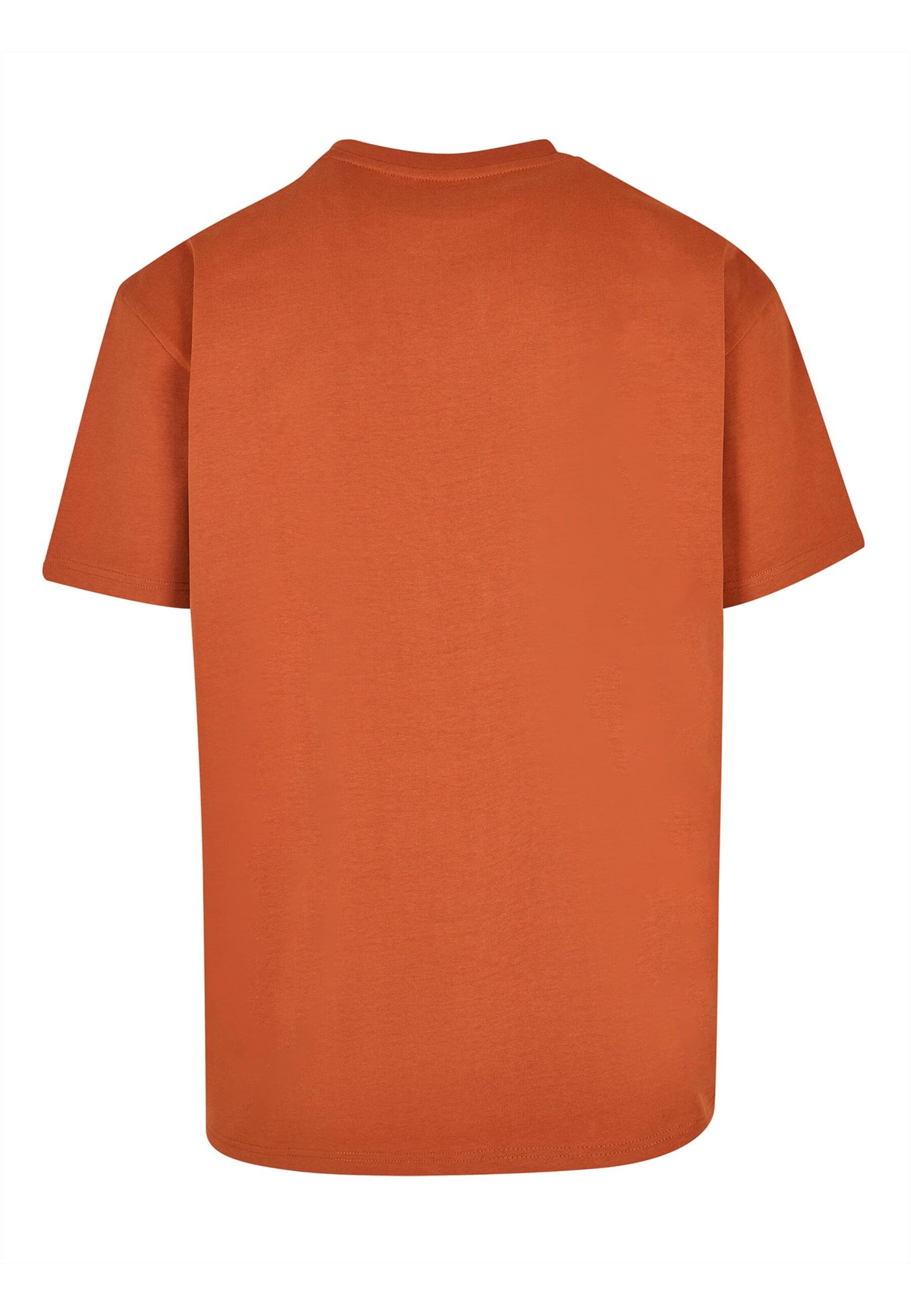 Merchcode Shirt 'Spring - Leaf Clover Flower' in Orange