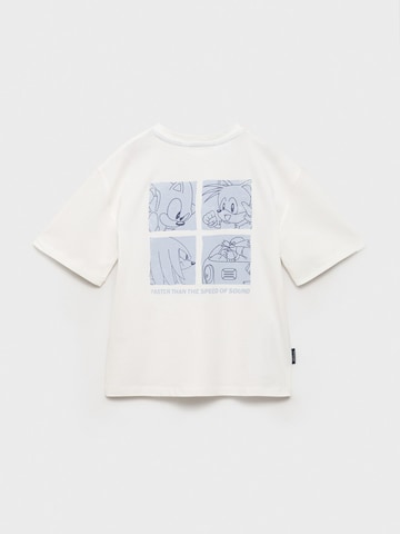 MANGO KIDS Shirt 'SONICFAS' in White