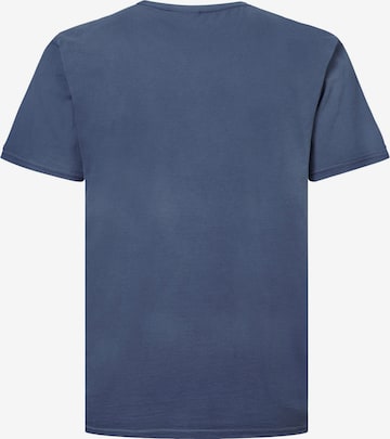 Petrol Industries T-Shirt mit Aufdruck in Plus Size Palmlife in Blau