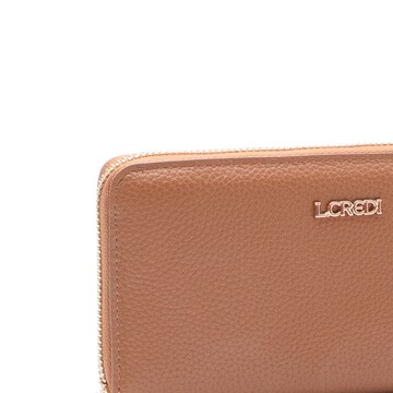 L.CREDI Wallet 'Perla' in Brown
