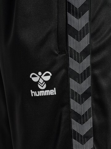 Hummel Slimfit Sportbroek in Zwart