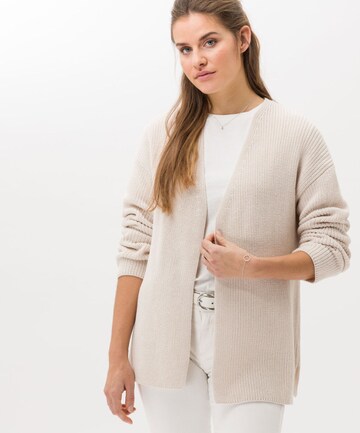 BRAX Strickjacke 'Amelia' in Beige: Vorderseite
