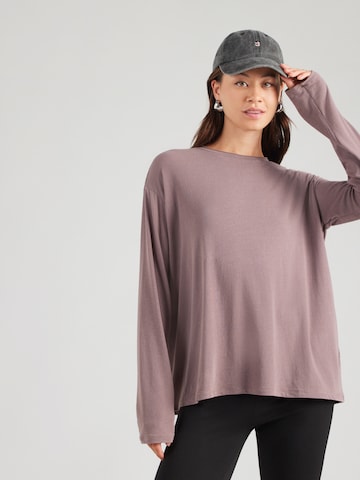 T-shirt WEEKDAY en gris : devant