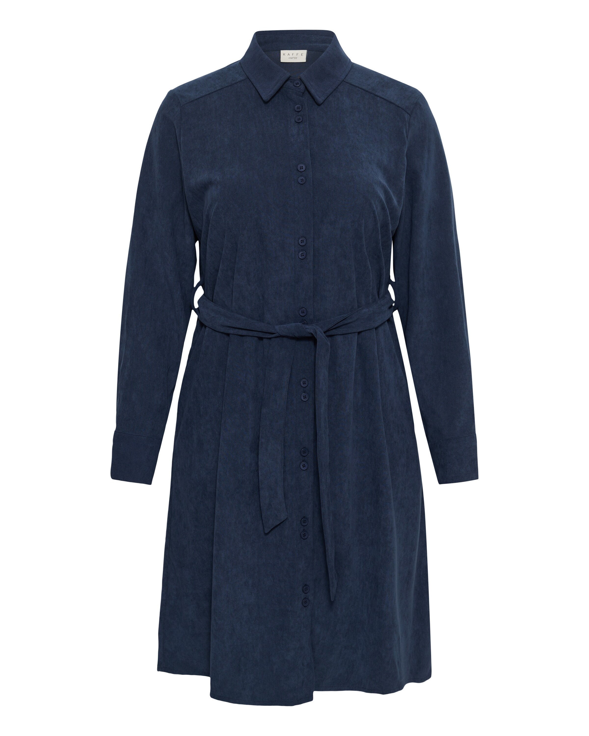 KAFFE CURVE Kleid 'KCFreja' in Blau: Vorderseite