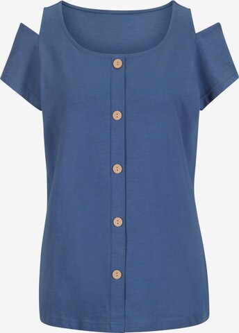 heine Shirt in Blauw: voorkant